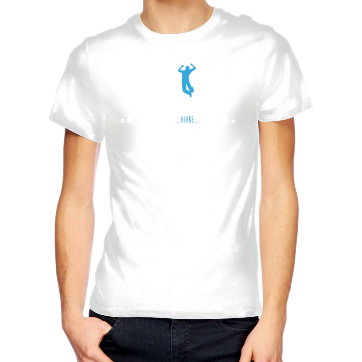 T-shirt homme "vivre"