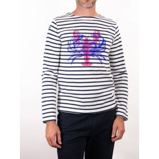 Marinière homme Bosco manches longues en coton biologique