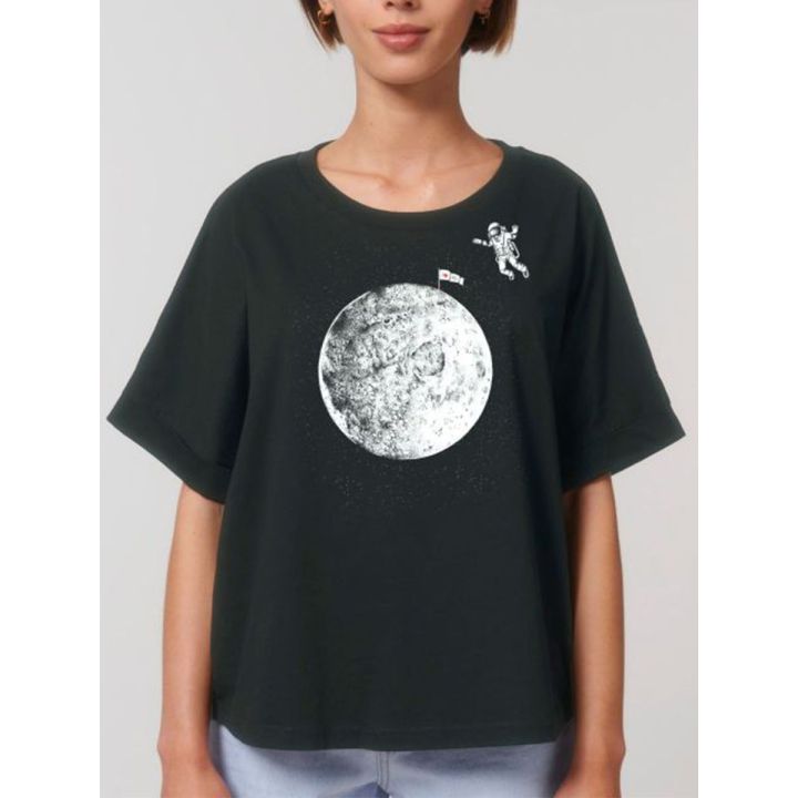 T-shirt femme "Black Moon" By the ink