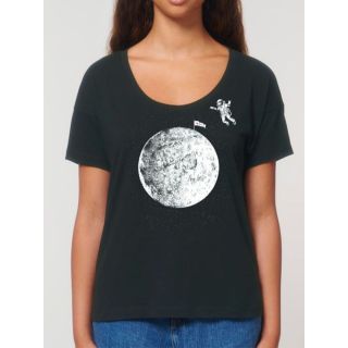 T-shirt femme "Black moon" By the ink