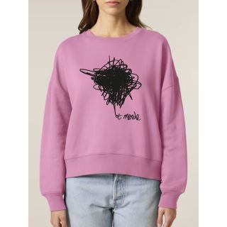SWEAT FEMME COL ROND "ET MERDE"