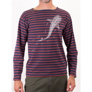 Marinière homme Bosco manches longues en coton biologique