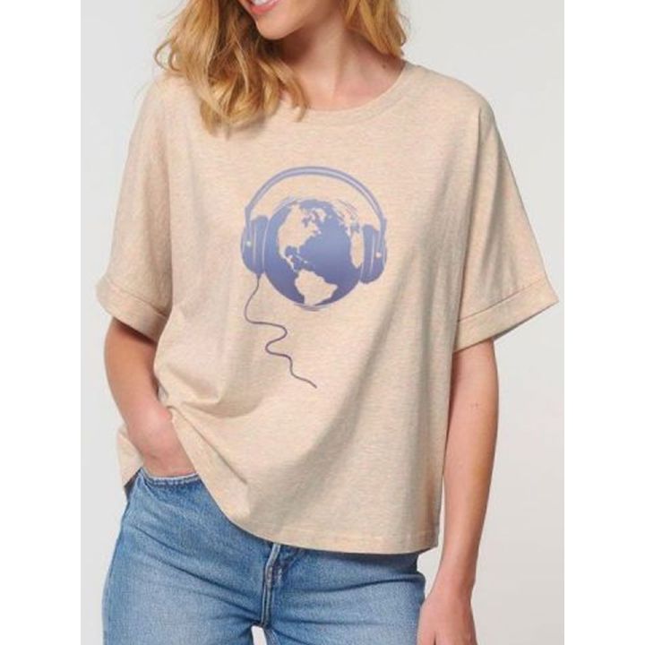 T-shirt femme "Ecoute la Terre"