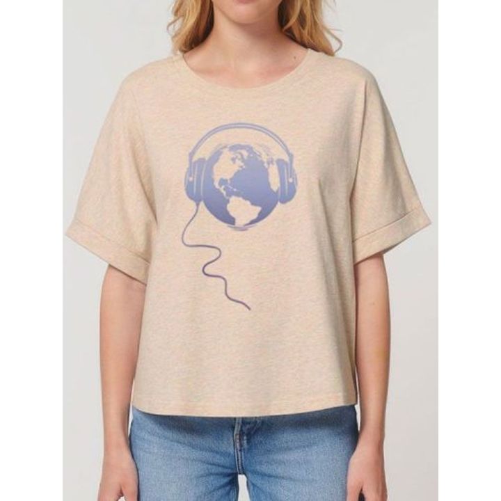 T-shirt femme "Ecoute la Terre"