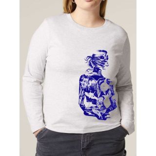 T-SHIRT MANCHE LONG FEMME "SIRÈNE" BY JORDAN GENTS  