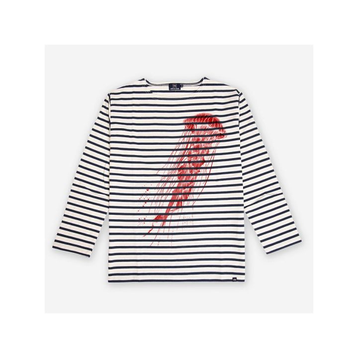 Marinière homme Bosco manches longues en coton biologique