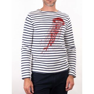 Marinière homme Bosco manches longues en coton biologique