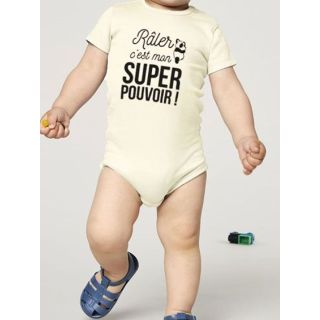 Body bébé "Râler c'est mon super pouvoir"