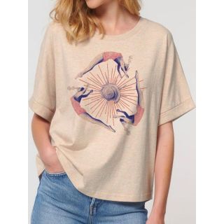 T-shirt femme loose "Nageuses" par Ruliano des Bois