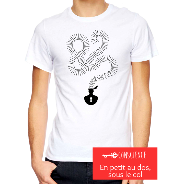 T-shirt homme "Ouvrir son esprit"