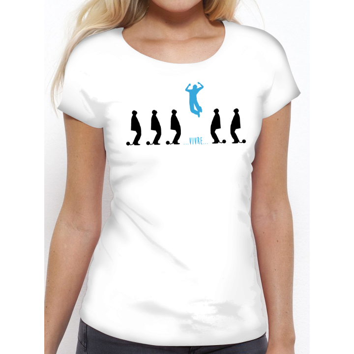T-shirt femme "Vivre"