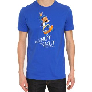 T-shirt homme "PLUTOT MURIR QUE VIEILLIR"