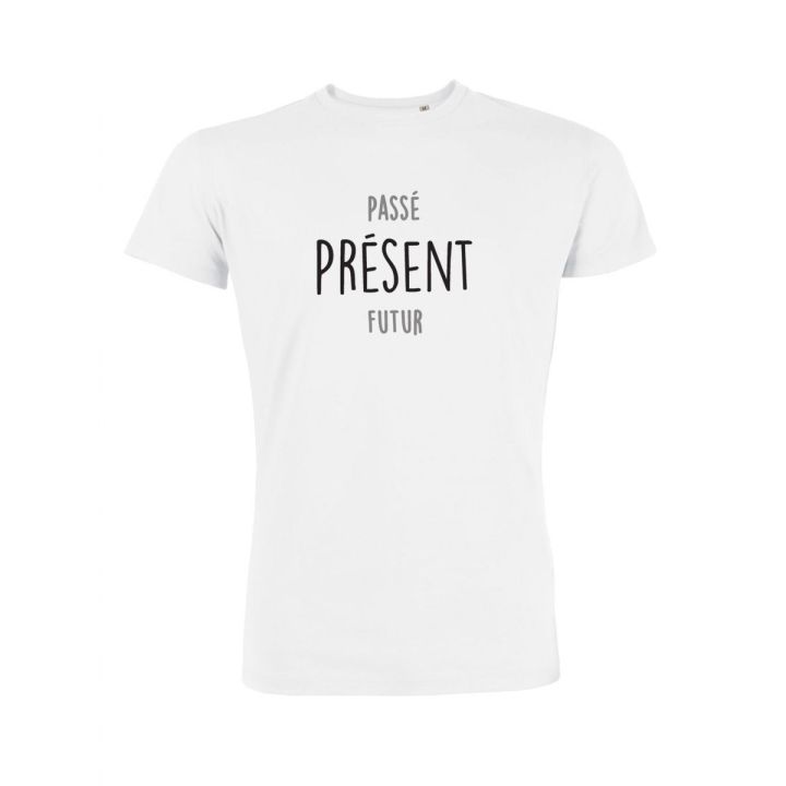 T-shirt homme "passé PRESENT futur"