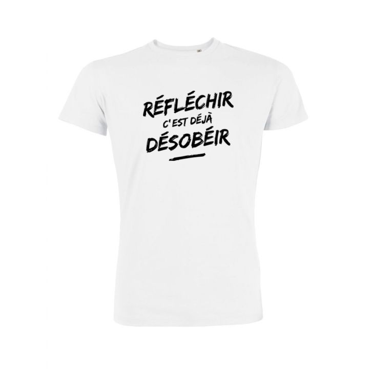 T-shirt homme "Reflechir"