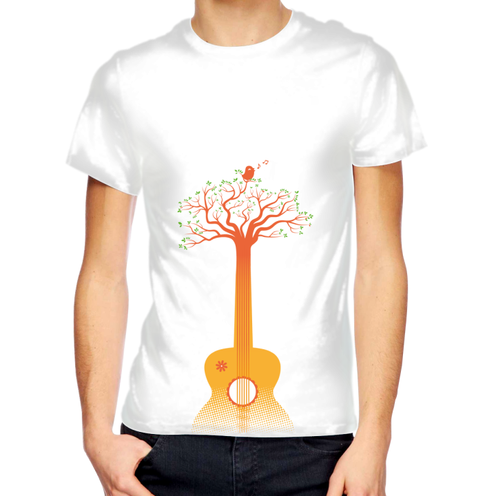 T-shirt homme "guitarbre"