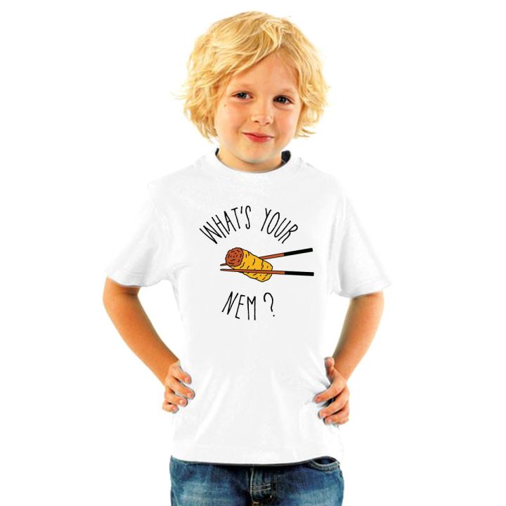 T-shirt enfant "What 's your nem ?"