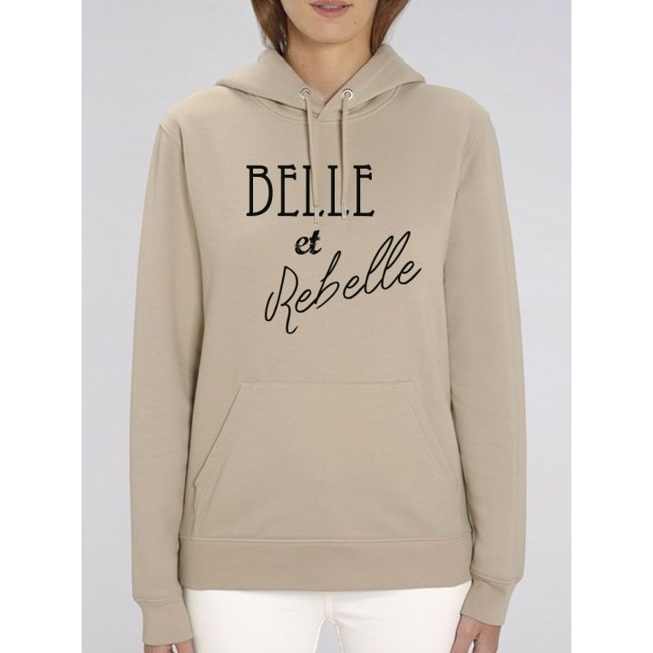 Sweat femme "Belle et rebelle"