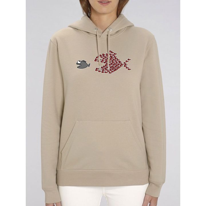 Sweat femme "Poissons unis"