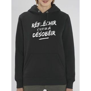 Sweat femme "Reflechir"