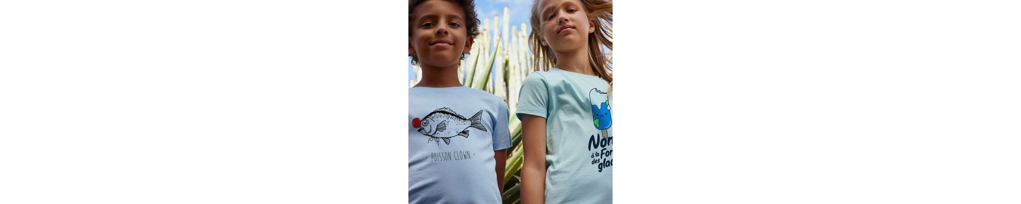 T-shirts bio enfant – Confort, fun & éco-responsable